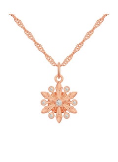 Windmill sun flower shape titanium steel necklace