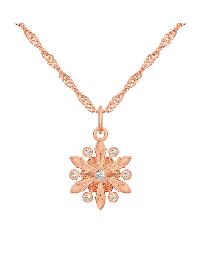 Satinior - Windmill sun flower shape titanium steel necklace - Image 1