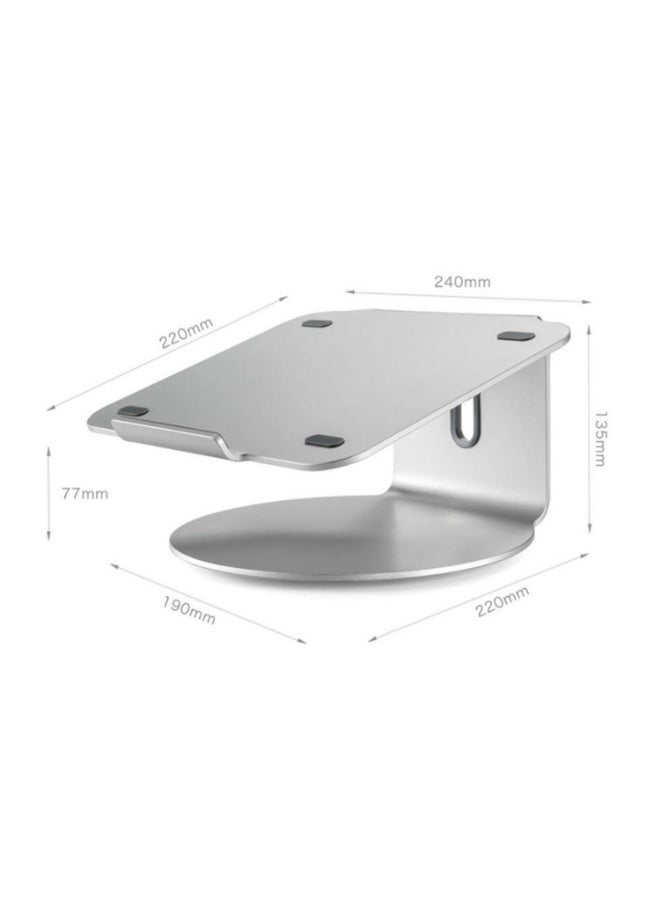 AP-2S Aluminum Alloy 360 Degree Rotating Adjustable Laptop Stand 15 Degree Angle Suitable for Home, Office 11-17 Inch Laptops - Image 3