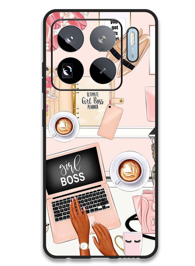 Theodor Case Compatible with Xiaomi 15S Pro 6.73 Inch Protection Shockproof Bumper Cover Girl Boss Item - Image 1