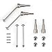 HAIBOXING RC Car Spare Parts Metal Front Universal Drive Shafts and Rear Drive Shafts Apply to 16889 16890A 16889AM16105 M16106 M16107 - Image 3