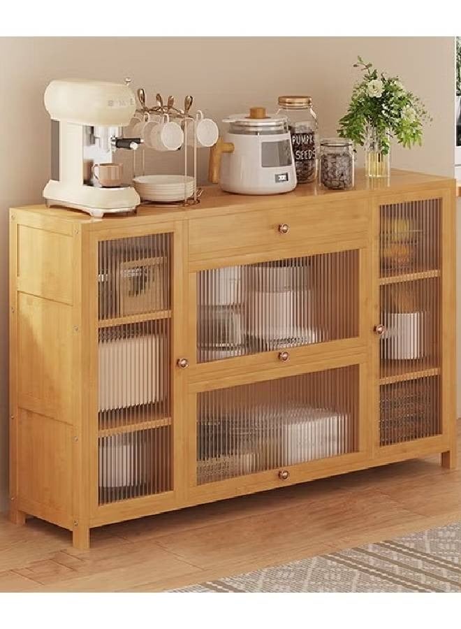 كلناميان خزانة مطبخ خشبية حديثة للتخزين مع أرفف لغرفة المعيشة والمطبخ - Image 1