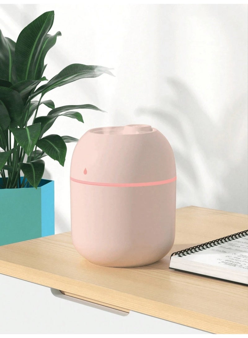 Portable USB Mini Humidifier & Essential Oil Diffuser – 220ml Capacity, Double Mist Mode, Quiet Operation, LED Night Light, Compact Air Freshener for Car, Bedroom, Office & Travel, Ideal Gift for Skin Hydration & Mood Enhancement - Image 4