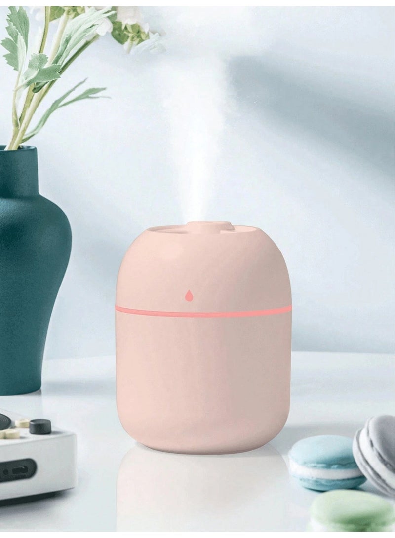 Portable USB Mini Humidifier & Essential Oil Diffuser – 220ml Capacity, Double Mist Mode, Quiet Operation, LED Night Light, Compact Air Freshener for Car, Bedroom, Office & Travel, Ideal Gift for Skin Hydration & Mood Enhancement - Image 3