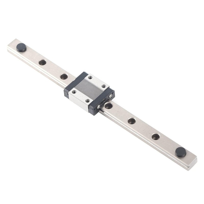 MGN12 Linear Rail Guide, Linear Sliding Guideway, Sturdy Bearing Steel Construction with Rubber Stoppers for CNC DIY 3D Printer Upgrade Ender3 CoreXY Delta (200mm) - Image 3