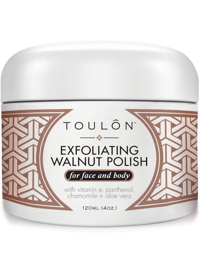TOULON Exfoliating Face Scrub Exfoliate Scrub Natural Walnut Scrub Exfoliator For Face & Body. Best Body Scrub Exfoliator For Men And Women. Facial Exfoliant. Acne Blackhead Treatment - Image 2