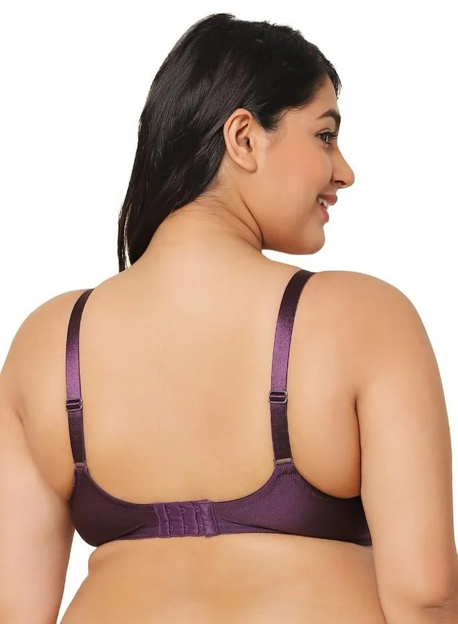 ترايامف Triumph Modern Finesse Bra for Women Wired Padded Spacer Cup Bra Seamless Breathable T-Shirt Bra Elegant Embroidery Full Coverage| Innovative Big Cup Support Neutral Beige 38C Pack of 1