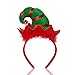 Utavu Elf Hat Headband Christmas Halloween Holiday Party Cute Hair Hoop Headwear for Adult - Image 3