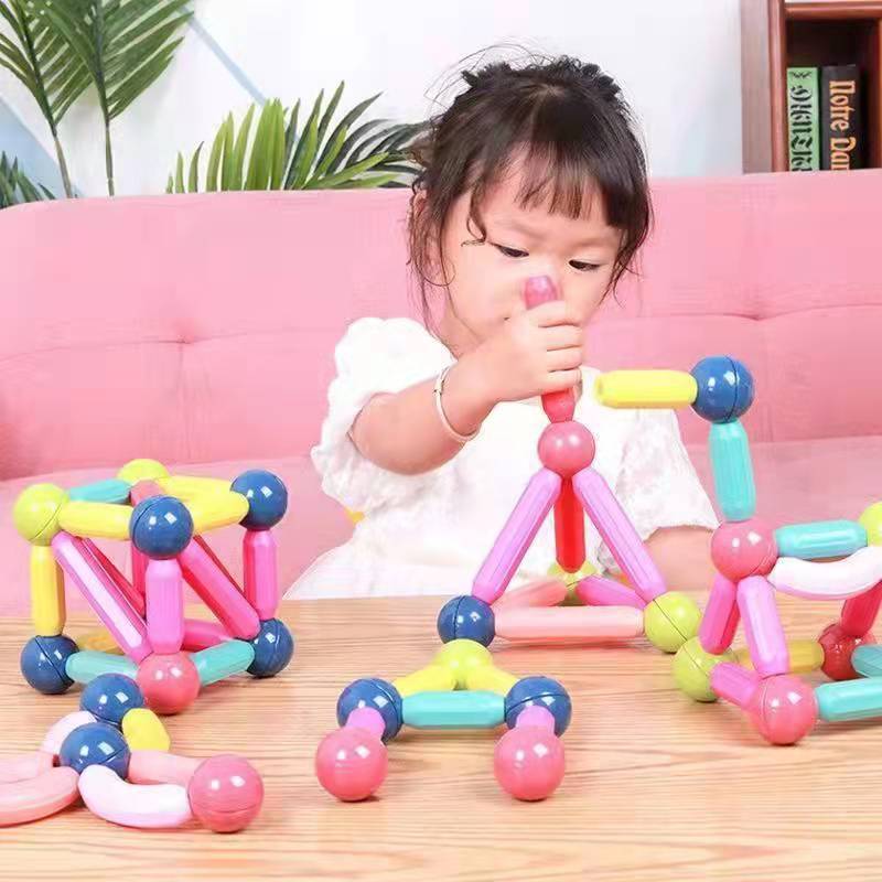Children'S Magnetic Building Block Toy, Magnetic Rod - Image 3