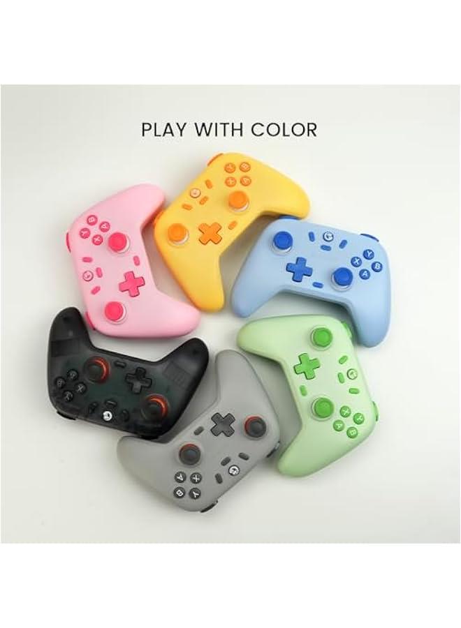 Nova Lite 2.4g Wireless Controller for Windows PC, iPhone, Android, Switch  Steam Deck, Bluetooth Controller Gamepad with Hall Effect Trigger,Turbo,Rumble Vibration (Green) - Image 4