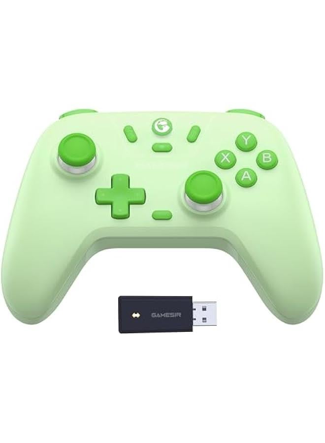 Nova Lite 2.4g Wireless Controller for Windows PC, iPhone, Android, Switch  Steam Deck, Bluetooth Controller Gamepad with Hall Effect Trigger,Turbo,Rumble Vibration (Green) - Image 1