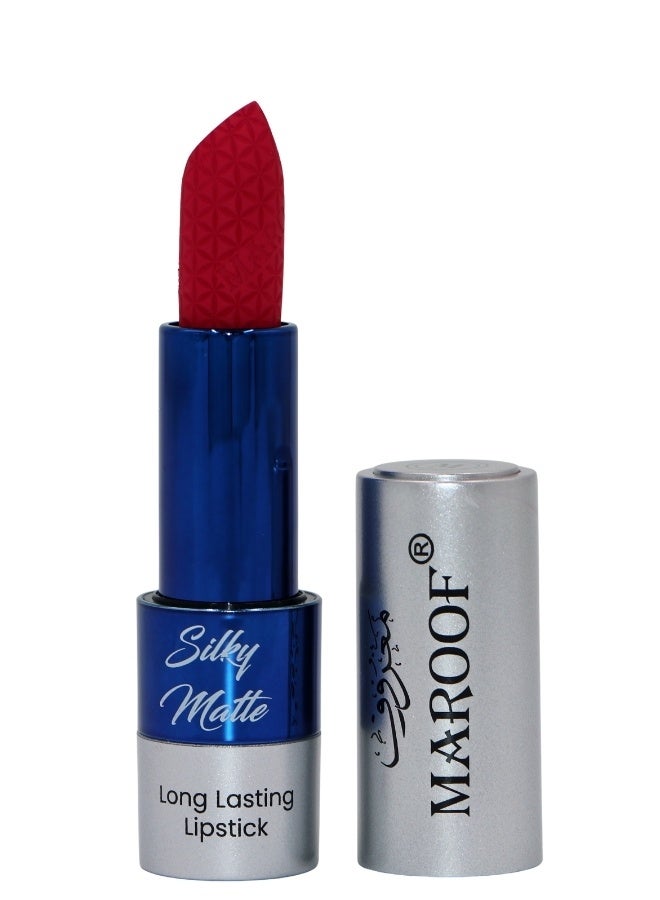 MAROOF Silky Matte Long Lasting Lipstick 3.8g, 07 Ferocious Pink - Image 4