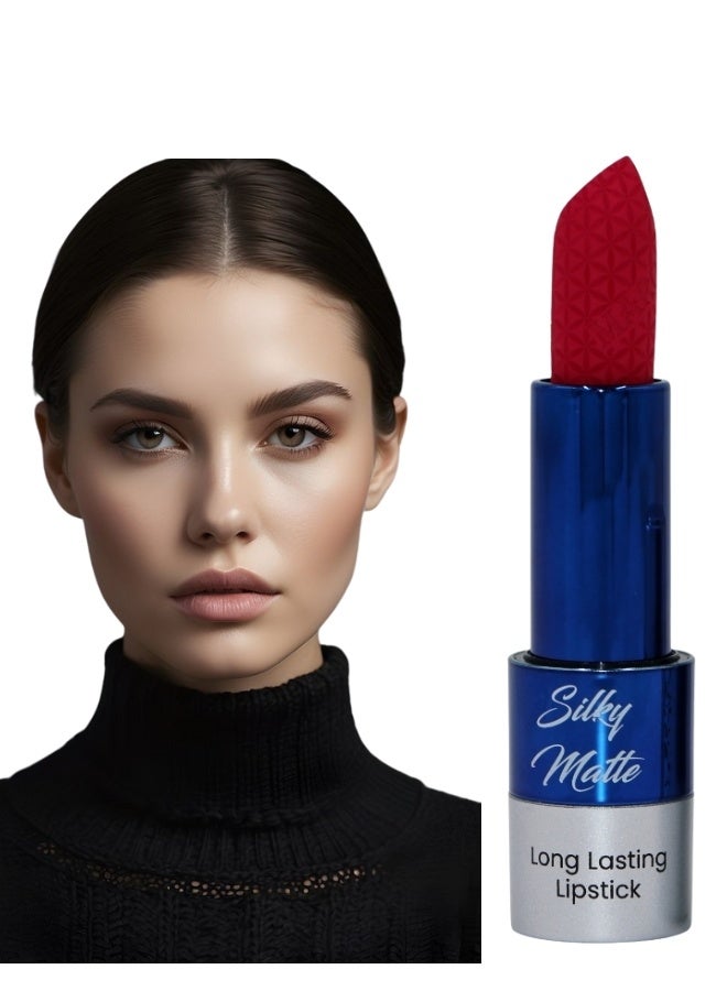 MAROOF Silky Matte Long Lasting Lipstick 3.8g, 07 Ferocious Pink - Image 1