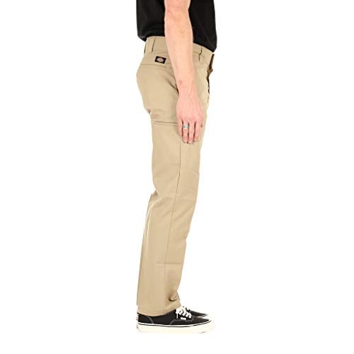 Dickies Mens Slim Taper Stretch Twill Work Utility Pants, Desert Sand, 30W x 30L US - Image 2
