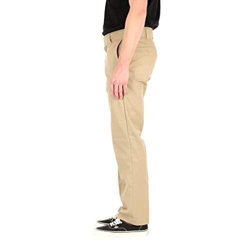 Dickies Mens Slim Taper Stretch Twill Work Utility Pants, Desert Sand, 30W x 30L US - Image 4
