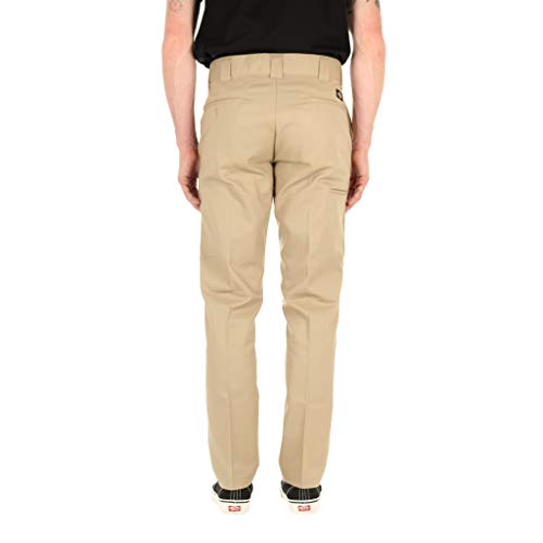 Dickies Mens Slim Taper Stretch Twill Work Utility Pants, Desert Sand, 30W x 30L US - Image 3