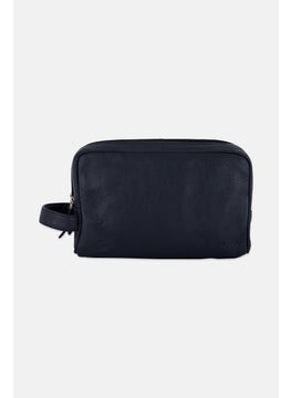 Algspar Men Brand Logo Wash Bag 16 H x 25 L x 10 W cm, Navy  - Image 1