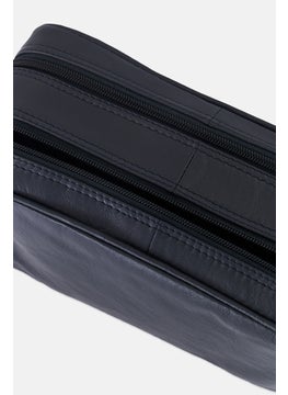 Algspar Men Brand Logo Wash Bag 16 H x 25 L x 10 W cm, Navy  - Image 3