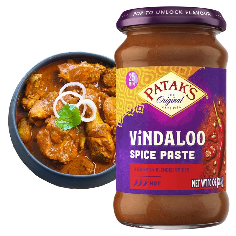 Patak's PATAKS Paste Curry Vindaloo, 10 oz - Image 1