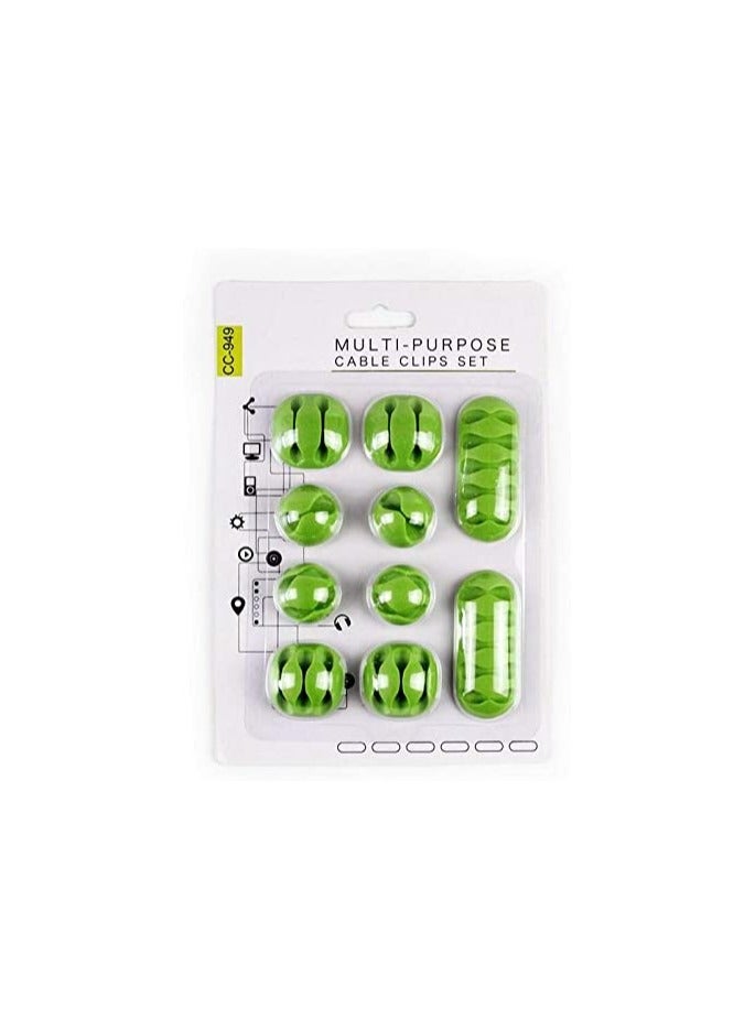 Green wire organizer