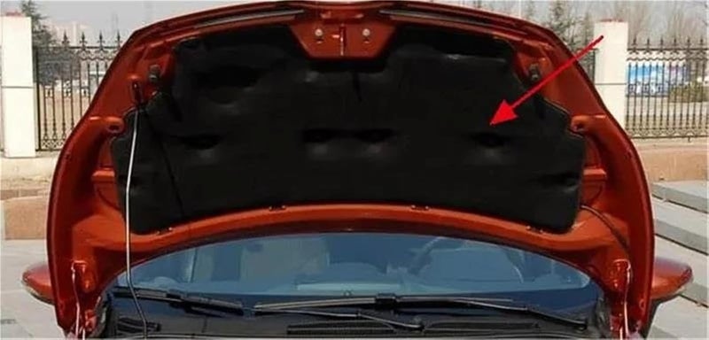 QASULER Engine Heat Shield Pad for Ford Fiesta MK6 - Image 2
