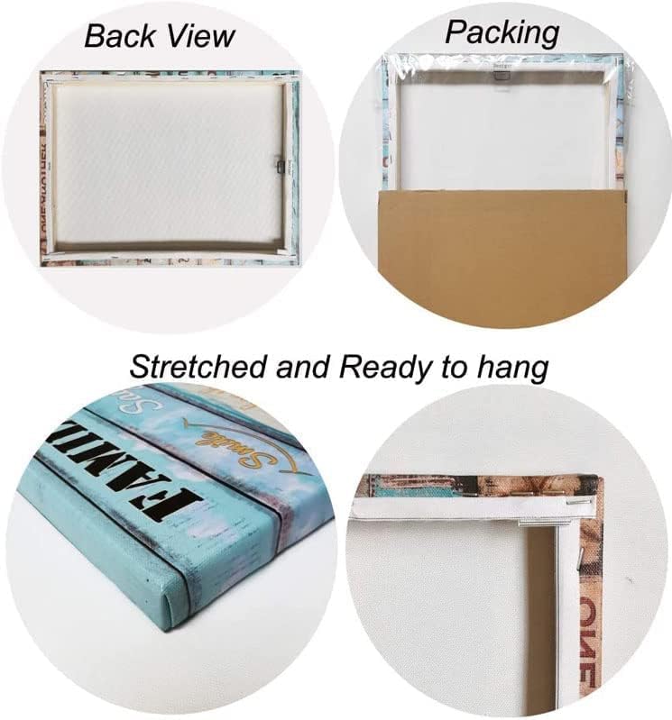 BPA Family Rules Vintage Wall Art - Image 3