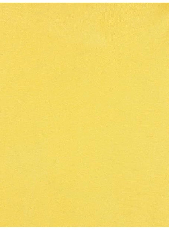 Soft saffron yellow stretch jersey headscarf: a bright and stylish headscarf  - Image 4