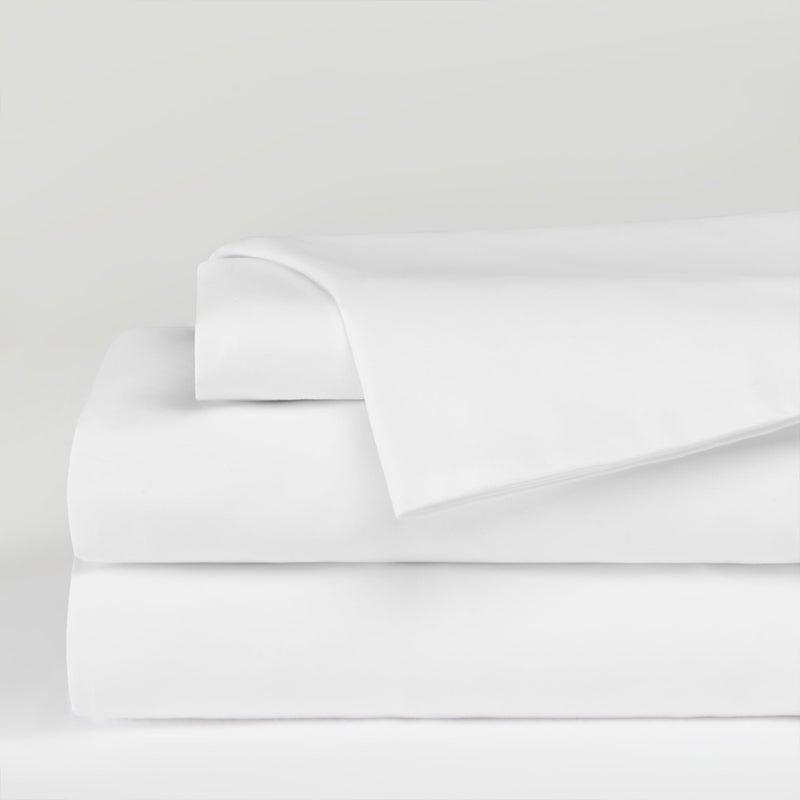 SLEEP ZONE 3 Pieces Bed Sheet Set  Microfiber Bed Sheet Twin XL Size  Soft & Breathable Bedding Sheet Set  Deep Pocket Fitted Sheet  Flat Sheet and Pillowcase (White. Twin XL) - Image 5