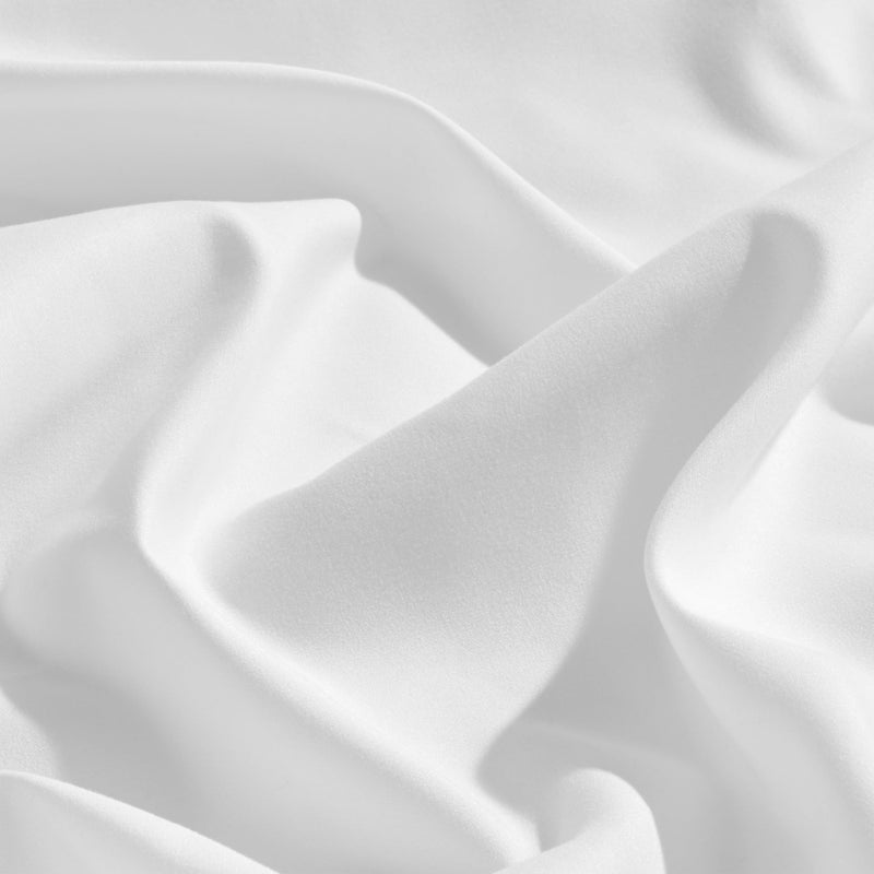 SLEEP ZONE 3 Pieces Bed Sheet Set  Microfiber Bed Sheet Twin XL Size  Soft & Breathable Bedding Sheet Set  Deep Pocket Fitted Sheet  Flat Sheet and Pillowcase (White. Twin XL) - Image 3