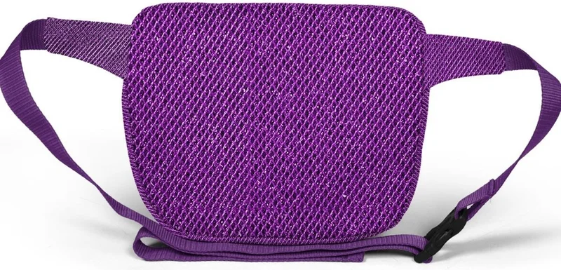 كورال هاي Purple Glitter Waist Bag