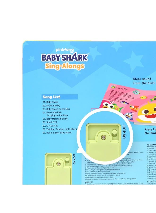 Pinkfong Baby Shark Sing-Alongs 10 Button Sound Book | Baby Shark Toys | Learning & Education Toys | Interactive Baby Books for Toddlers 1-3 | Gifts for Boys & Girls - Image 2
