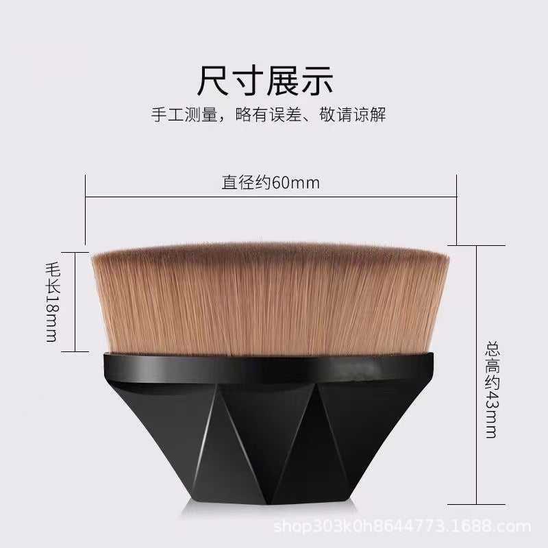 55 Foundation Brushes That Don'T Absorb Product, Seamless Portable Makeup Brushes, Liquid Foundation Brushes, Cosmetics Beauty Tools, Portable Pack - Image 5