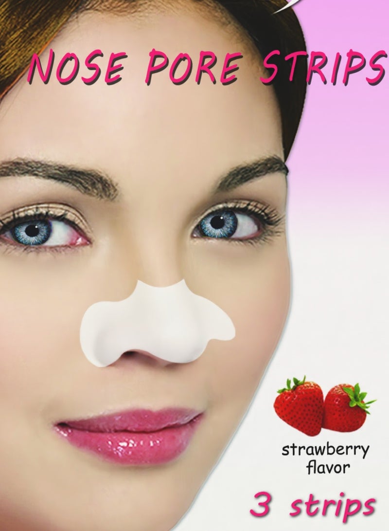 سي-توا شرائط سيتواه لتنقية المسام وازالة الرؤوس السوداء - 3 شرائط - فراولة - Image 2