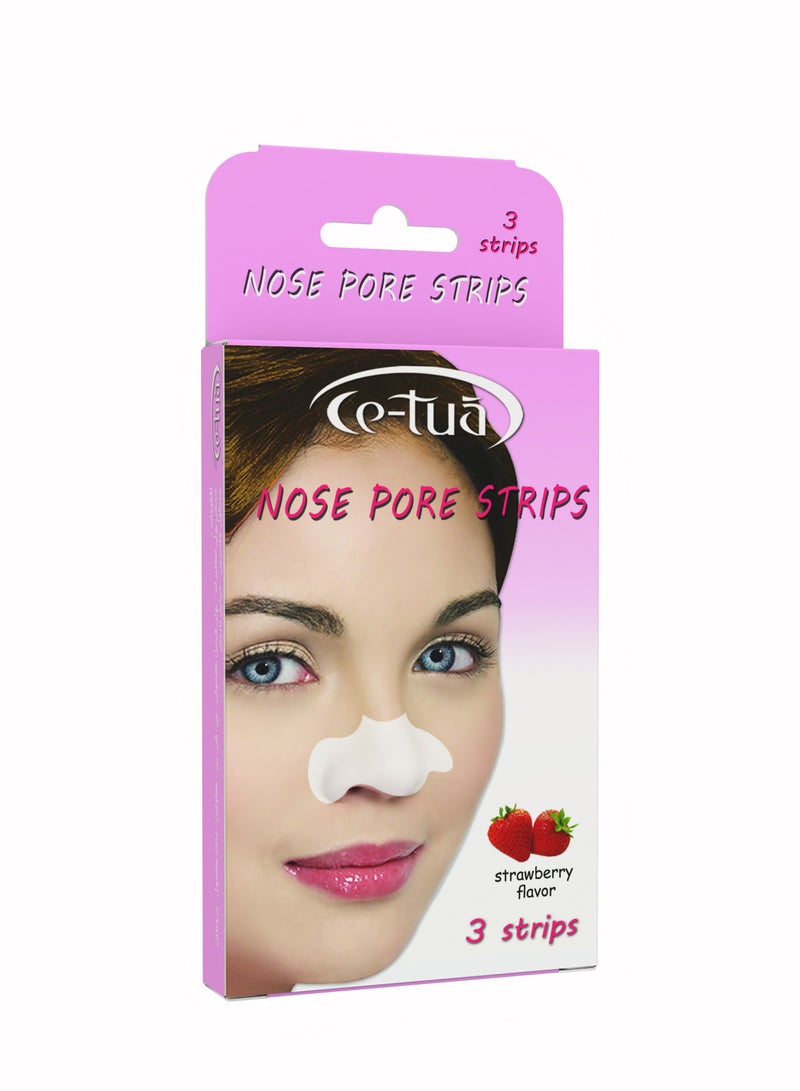 سي-توا شرائط سيتواه لتنقية المسام وازالة الرؤوس السوداء - 3 شرائط - فراولة - Image 5