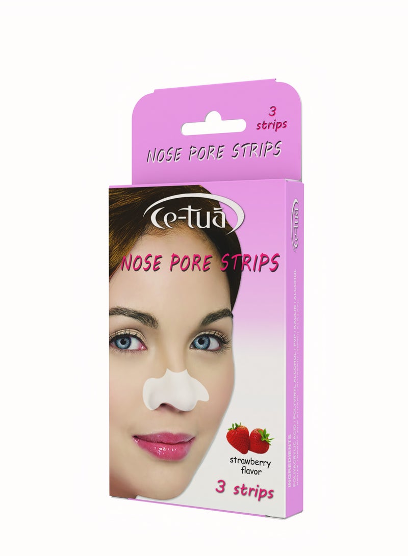 سي-توا شرائط سيتواه لتنقية المسام وازالة الرؤوس السوداء - 3 شرائط - فراولة - Image 4