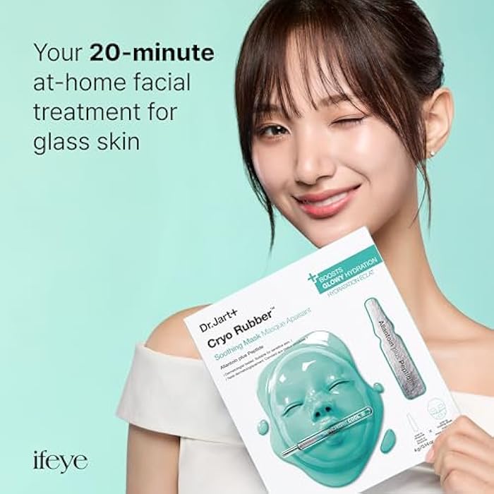 Dr.Jart+ Cryo Rubber Soothing and Cooling Korean Face Mask with Allantoin and Peptides | Korean Skin Care - Image 5