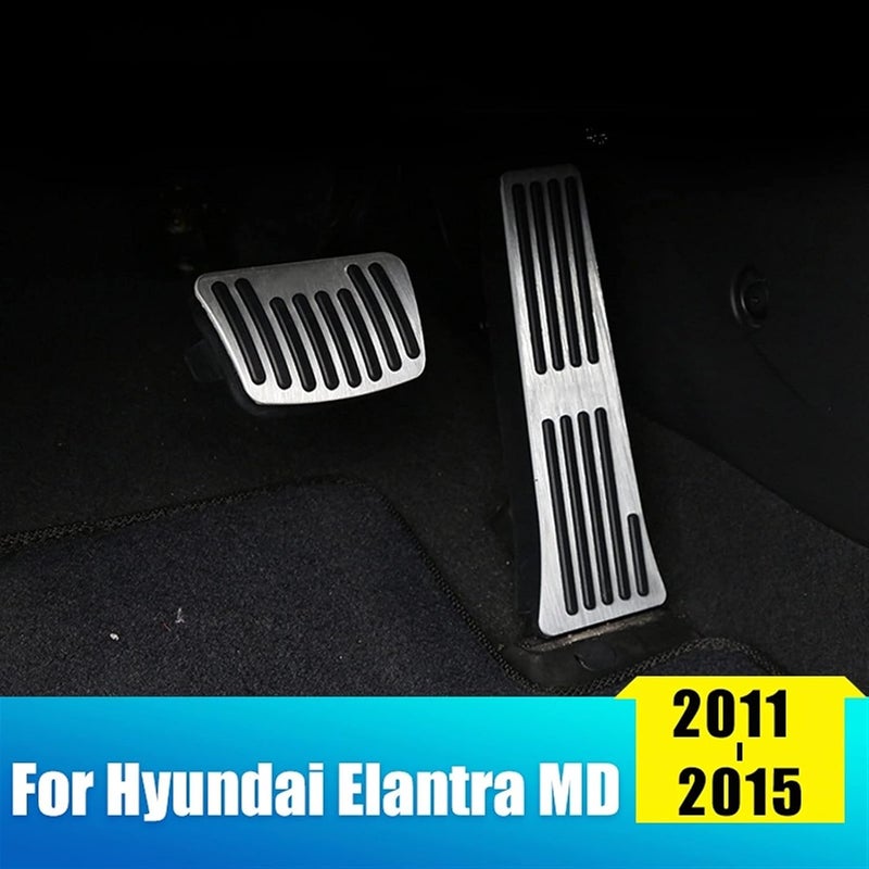 Wivplex Aluminum Car Foot Pedal Set for Hyundai Elantra - Image 4