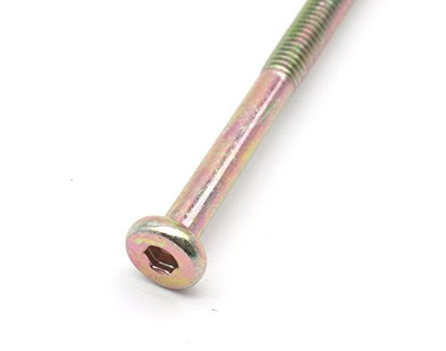 binifiMux 10-Pack M6 x 90mm Hex Allen Head Furniture Crib Baby Bed Bolt and Barrel Nuts, for Bunk Bed Chairs Cots Headboard - Image 4