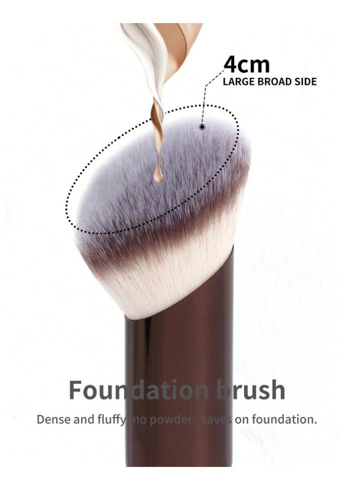 MAANGE Contour Brush - Densely Woven, Ergonomic & Resilient for Flawless Blending | For Liquid, Cream & Powder Cosmetics - Image 5