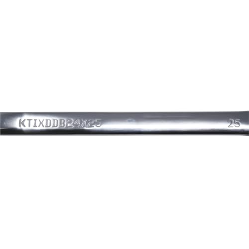 K-Tool International K Tool International XDDBM4 2 Piece Metric Reversible Double Box Ratcheting Wrench Set for Garages, Repair Shops, DIY, Universal Spline, 90 Tooth, 180 Degree Flex Head, Raised Box, 21, 22, 24, 25MM - Image 3