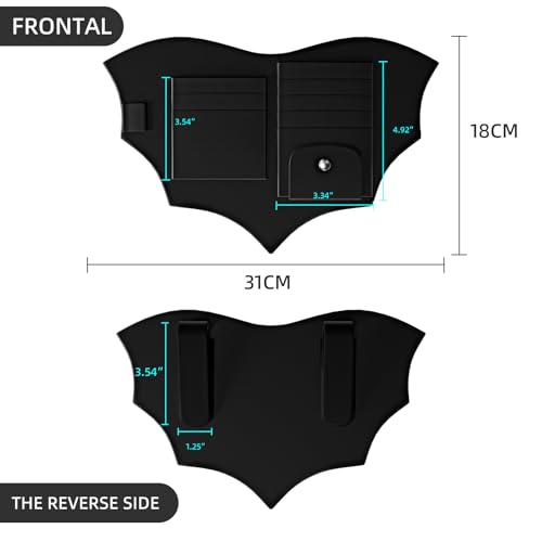 AWinjoy Car Visor Organizer, Multifunctional Auto Interior Accessories Storage Pocket Sun Visor Pouch for Card License Registration Document Pen Key Interior Accessories Pocket Organizer - Image 2