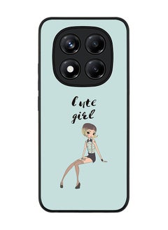 Stylizedd For Xiaomi Redmi Note 14 Pro 5G / X7 5G Case,Slim fit Camera Protection, Shockproof Thin Phone cover  - Shy Cute Girl  - Image 1