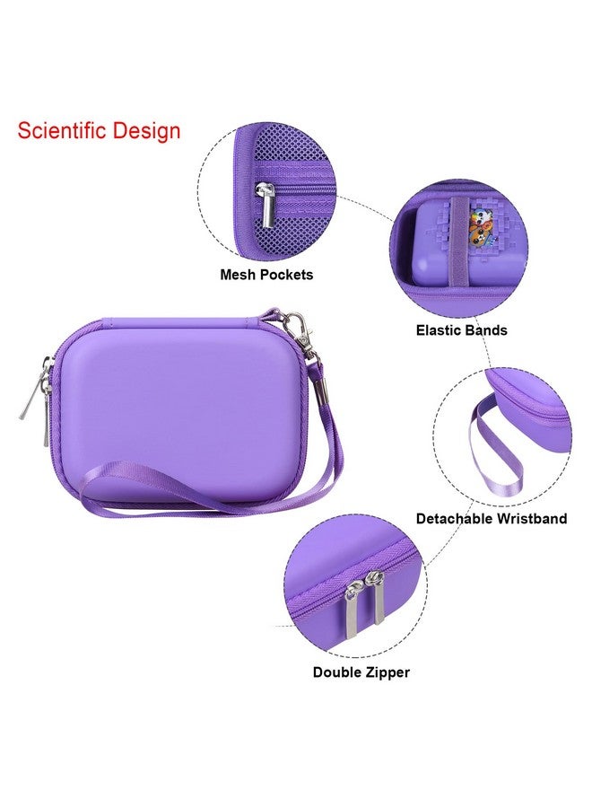 Elonbo Carrying Case For Bitzee Disney/Bitzee Magicals/Bitzee Interactive Toy Digital Pet, Bitzee Digital Pet Interactive Toy Storage Bag, Electronic Pets Toys Travel Cover Organizer Holder, Purple - Image 4