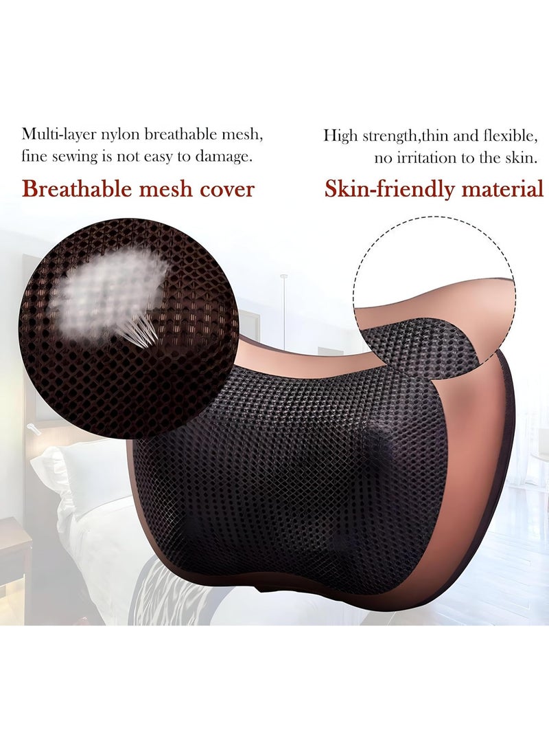 Tinglov Electric Shiatsu Massage Pillow with Heat for Neck, Back, Shoulders, Legs & Feet - Image 3