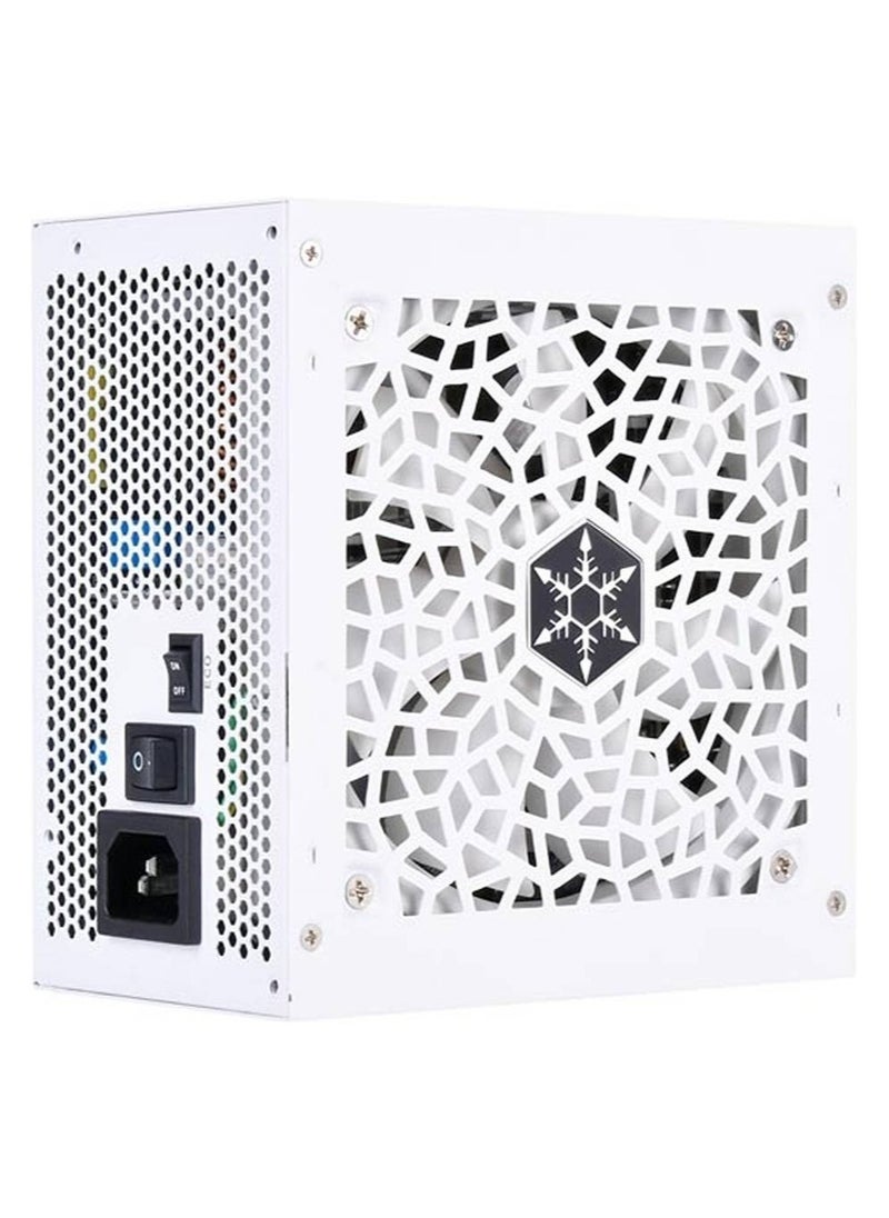 SilverStone Technology - DA850R Fully Modular Power Supply, 80 PLUS Gold, 850W ATX 3.0 & PCIe 5.0, Active PFC, Silent 120mm Fan, Advanced Protections, 12V-2x6 PCIe Connector, White | SST-DA850R-GMA-WWW - Image 1