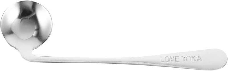 Ergonomic Angled Spoon for Elderly Disabled Self Feeding Durable Stainless Steel Tableware - Image 1