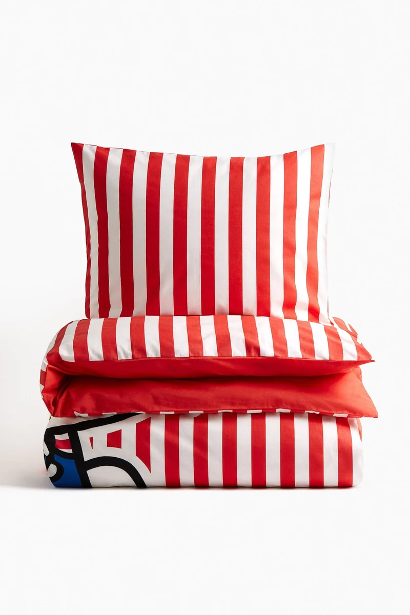 H&M Single placement print duvet cover set