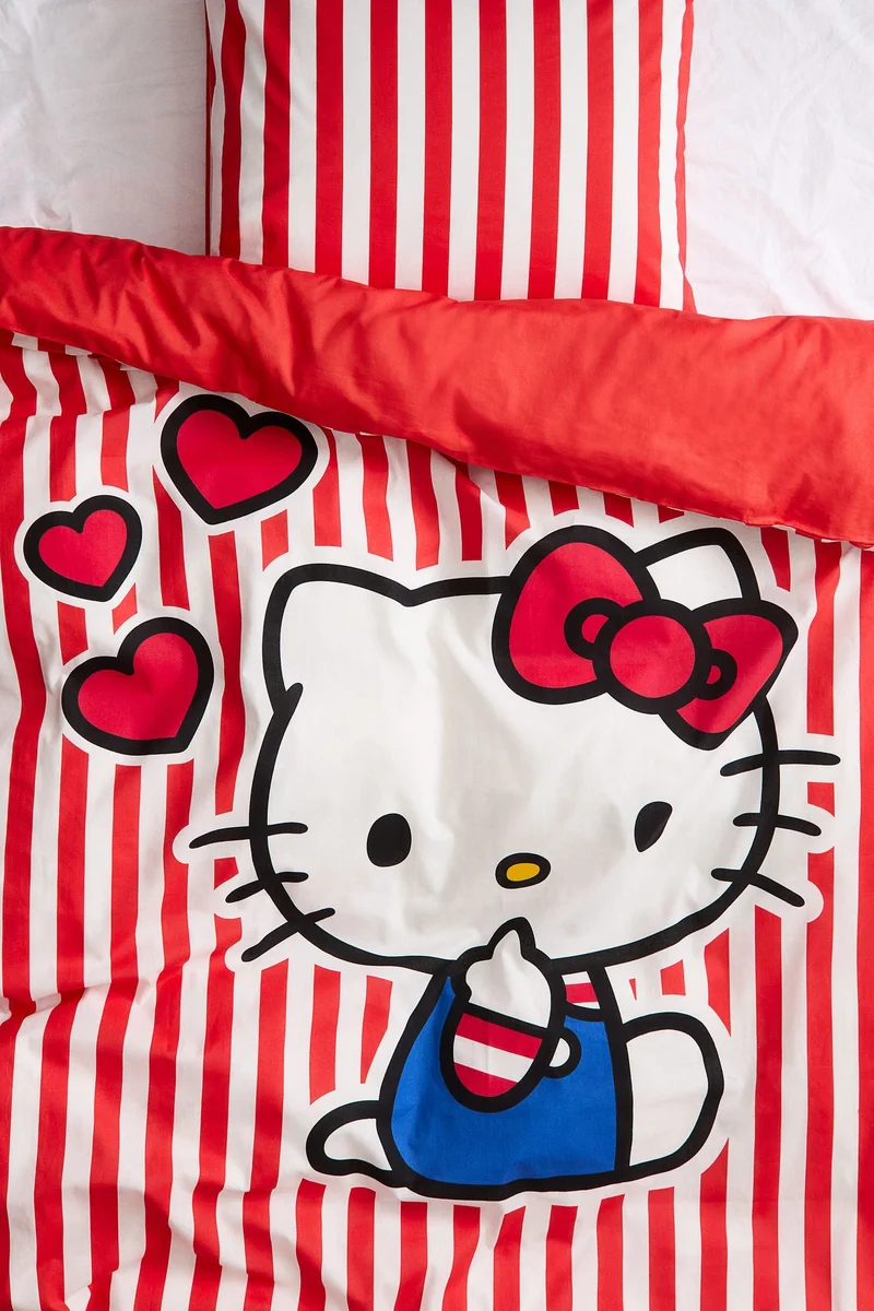 H&M Single placement print duvet cover set