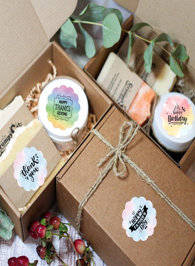 HUIJUTCHEN 3 Rolls Sticker Thermal Labels for Phomemo M110 M220 M221 M120 M200 Label Maker Printer 50x50MM Gradient Colorful Flower Edge Waterproof Labels Paper for DIY,Design,Address,Price,Name (140/Roll) - Image 5
