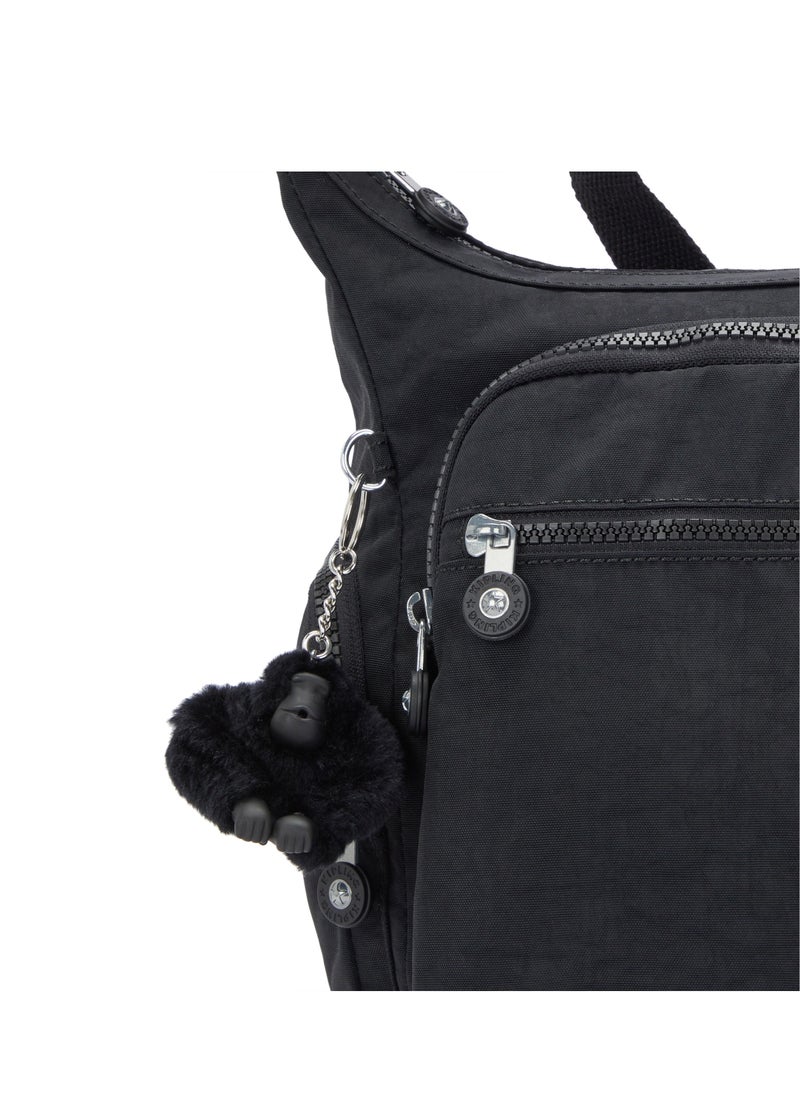 kipling - Gabbie M Medium Shoulder Bag Black Noir - Image 1